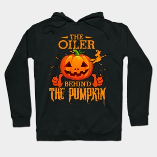 Mens The CHEF Behind The Pumpkin T shirt Funny Halloween T Shirt_OILER Hoodie